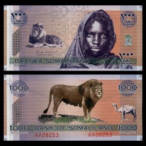 Billete Somalilandia 1000  Shillings (León)