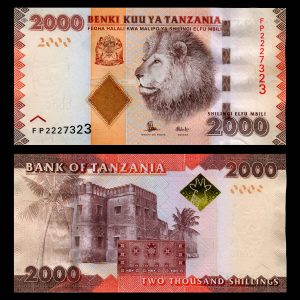 Billete Tanzania 2000 Shillings