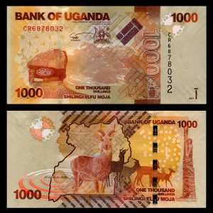 Billete Uganda 1000  Shillings 2017