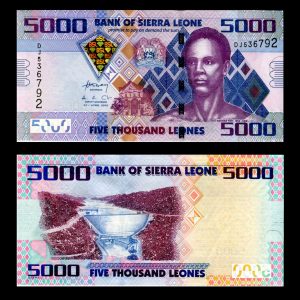 Billete Sierra Leona 5000 Leones