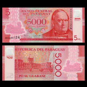 Billete Paraguay 5000 Guaraníes