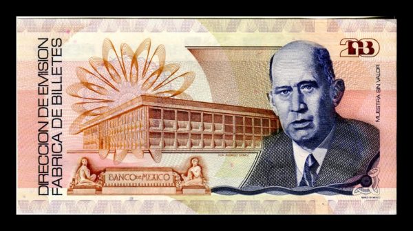 Billete Especimen 20 Aniversario de la Fábrica de Billetes - Imagen 2