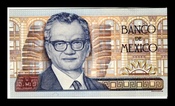 Billete Especimen Lic. Miguel Mancera Aguayo - Imagen 2