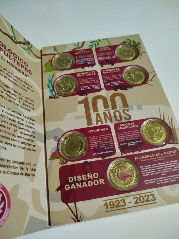 Medallas en Bronce "100 Años Del Zoológico De Chapultepec" - Imagen 5
