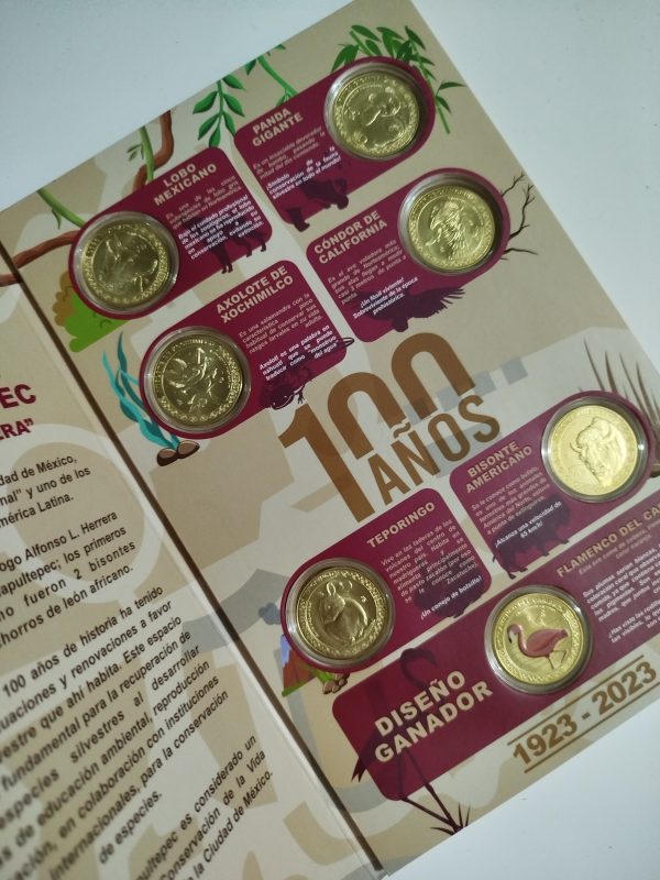 Medallas en Bronce "100 Años Del Zoológico De Chapultepec" - Imagen 6