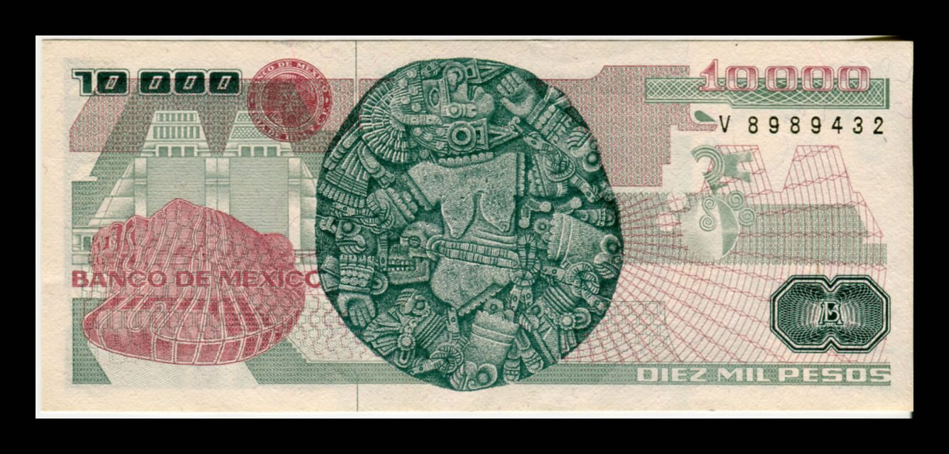 Billete 10000 Lázaro Cárdenas - Condición AUNC (Casi Sin Circular) - Imagen 3