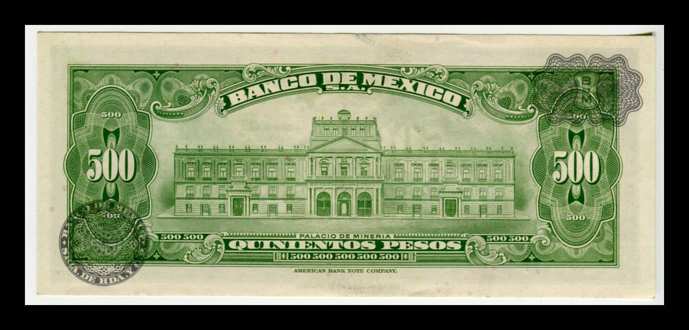 Billete 500 Pesos Morelos - Condición aUNC - Casi sin Circular - Imagen 3