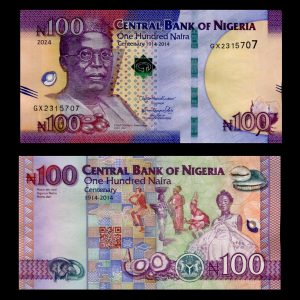 Billete Nigeria 100 Naira - 2024