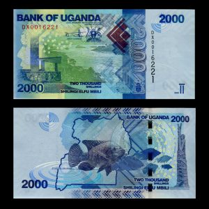 Billete Uganda 2000 shillings (peces)