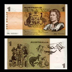 Billete Australia 1 Dólar - Año 1983 - Arte aborigen Australiano