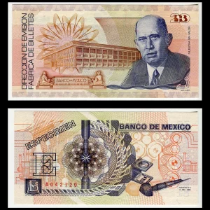 Billete Especimen 20 Aniversario de la Fabrica de Billetes - Condición: Nuevo