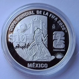 Moneda COPA MUNDIAL DE LA FIFA 2026 - Guadalajara - Nueva (Brillante Sin Circular)