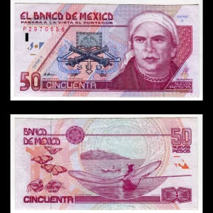 Billete 50 Nuevos Pesos - Morelos (Estado: Usado - Grado: "VF")