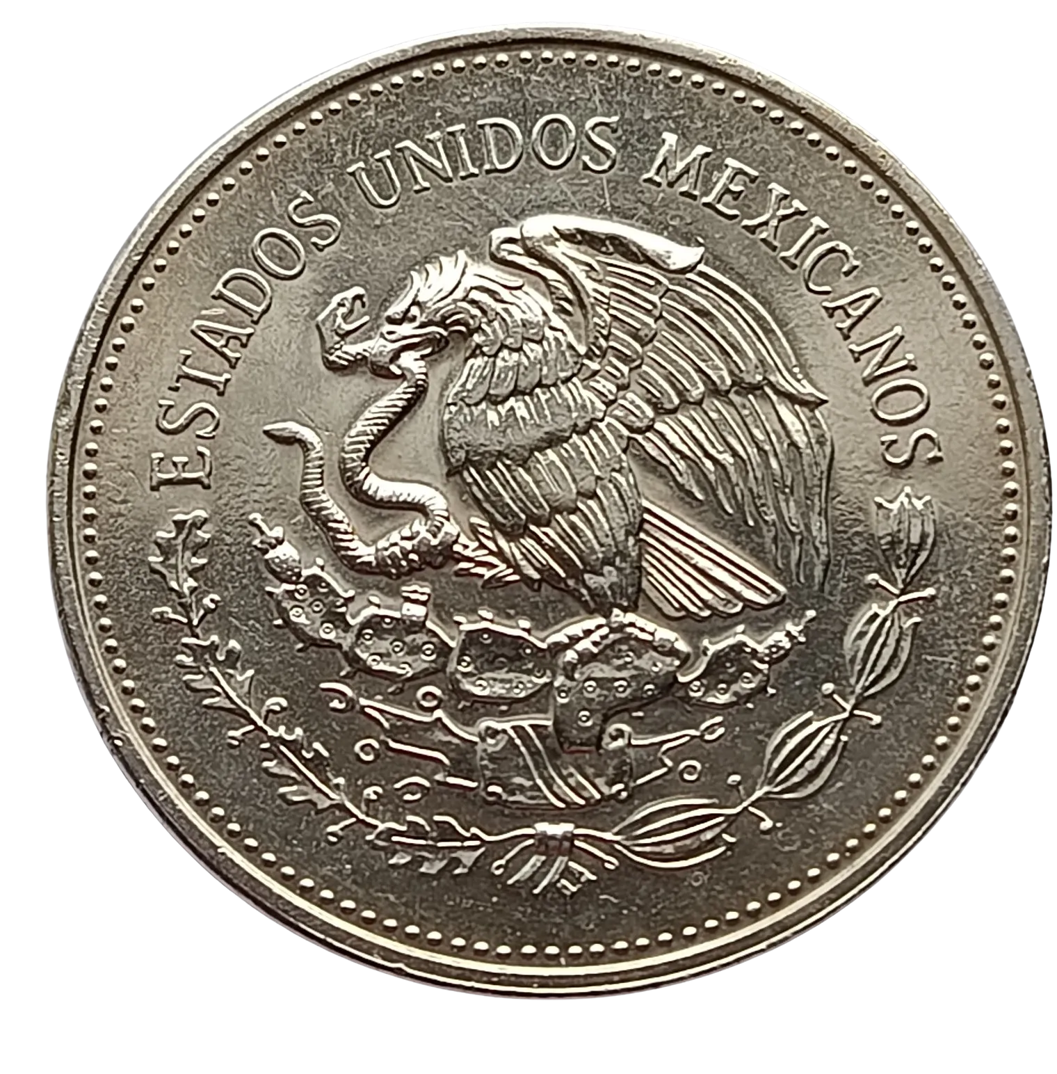 Moneda Conmemorativa $100 Pesos – Copa Mundial de Fútbol México 1986 (Plata Ley 0.720) - Condición Usada - Imagen 6