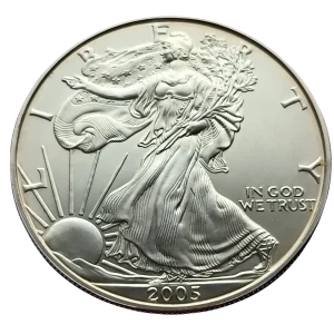 Onza de Plata Walking Liberty 2003 - Condición: Usada