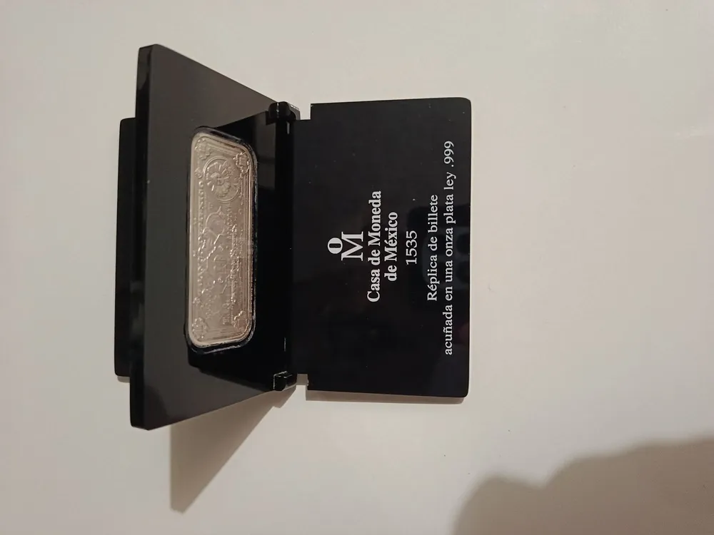 Replica en Plata del Billete de $10 Pesos Tehuana - Condición: Usado - Imagen 13