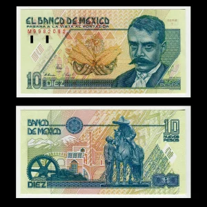 Billete 10 Nuevos Pesos Zapata - Condición: Nuevo - Sin Circular UNC
