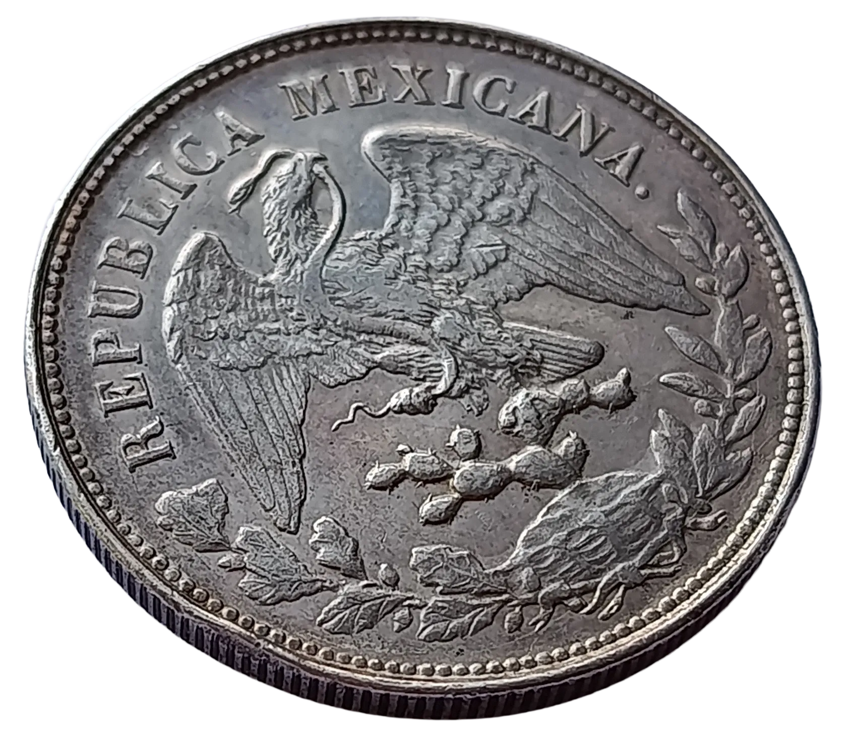 Moneda 1 Peso Porfiriano Plata Ley 0.9027 - Condición: Usado - Imagen 6