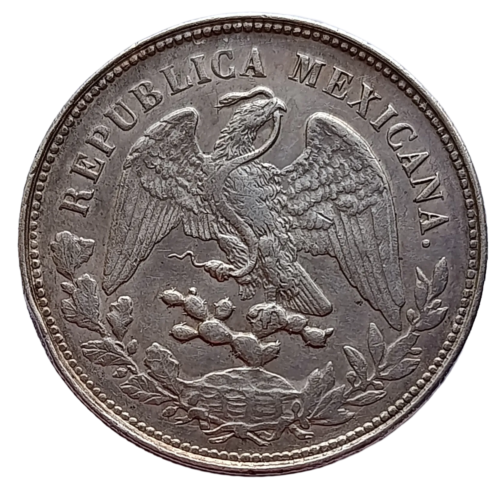 Moneda 1 Peso Porfiriano Plata Ley 0.9027 - Condición: Usado - Imagen 4