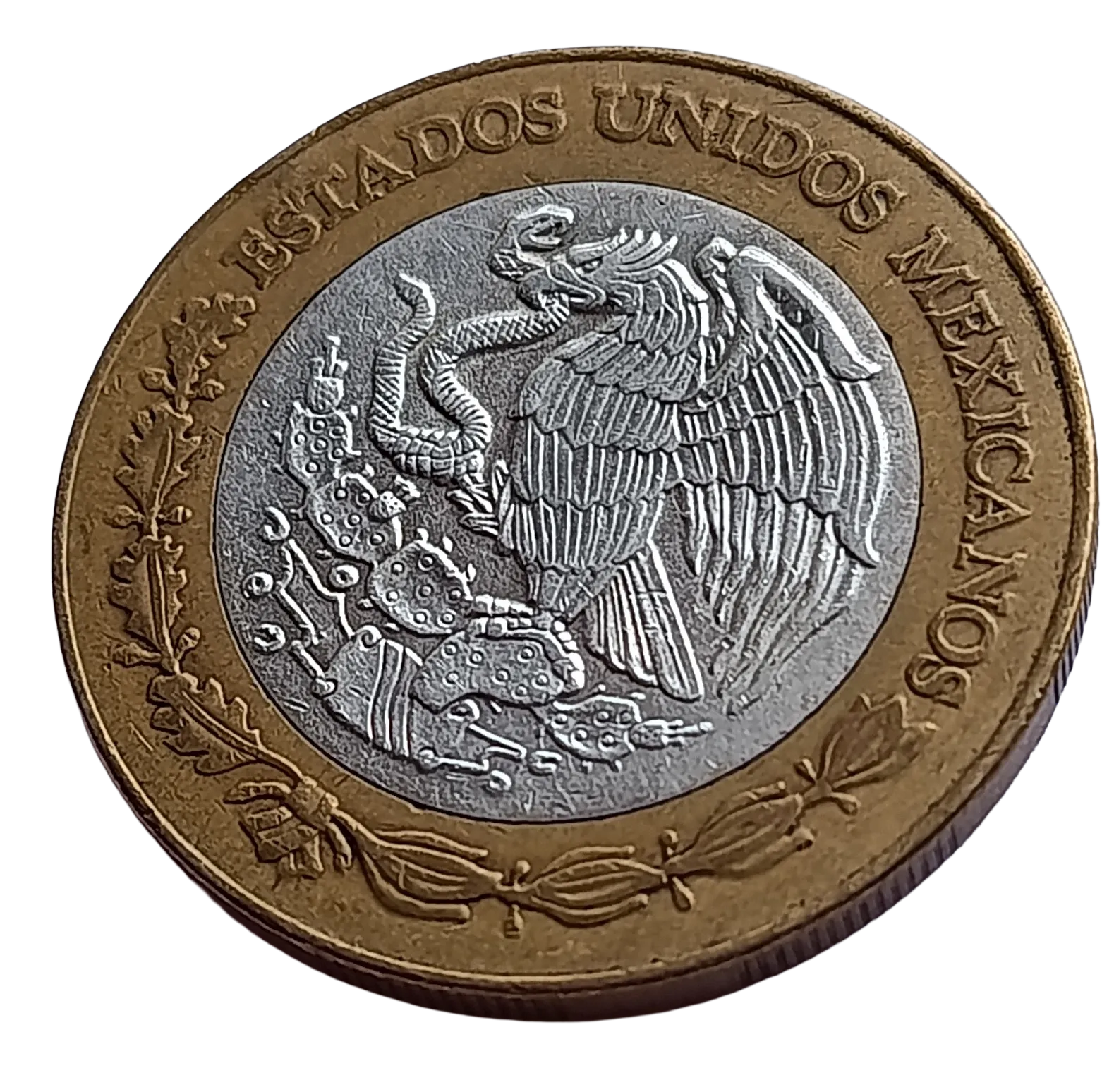 Moneda 20 Pesos Bimétalica Miguel Hidalgo Año 1993 - Condición: Usada - Imagen 7