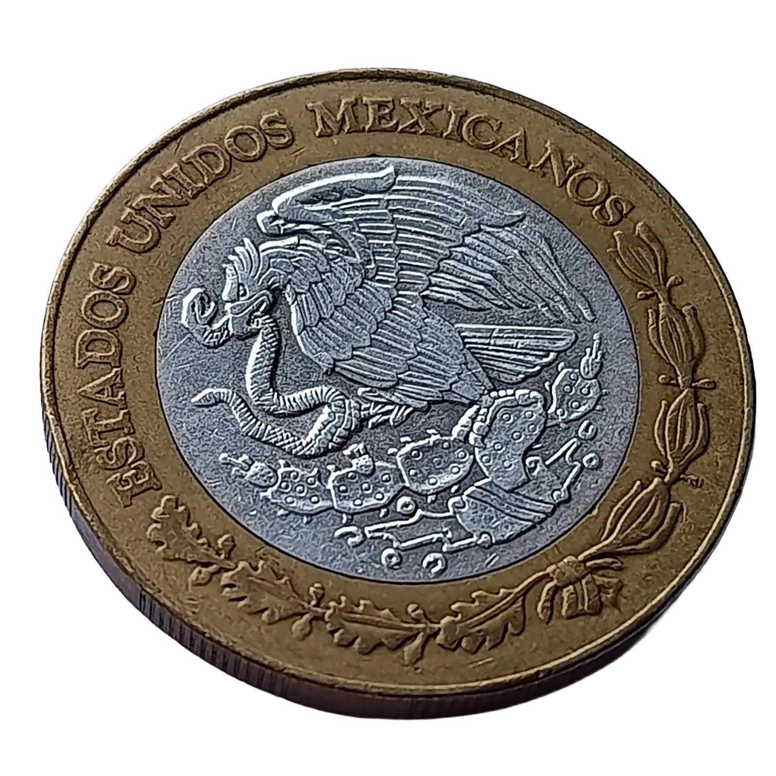 Moneda 20 Pesos Bimétalica Miguel Hidalgo Año 1993 - Condición: Usada - Imagen 9