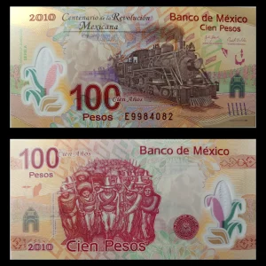 Billete 100 Pesos Centenario  de la Revolución Mexicana - Con error -  Estado: NUEVO - Condición UNC -Sin Circular