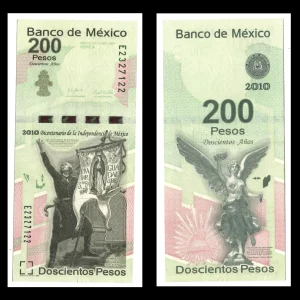 Billete 200 Pesos Bicentenario Independencia 2010 - Grado: Casi Sin Circular - AUNC