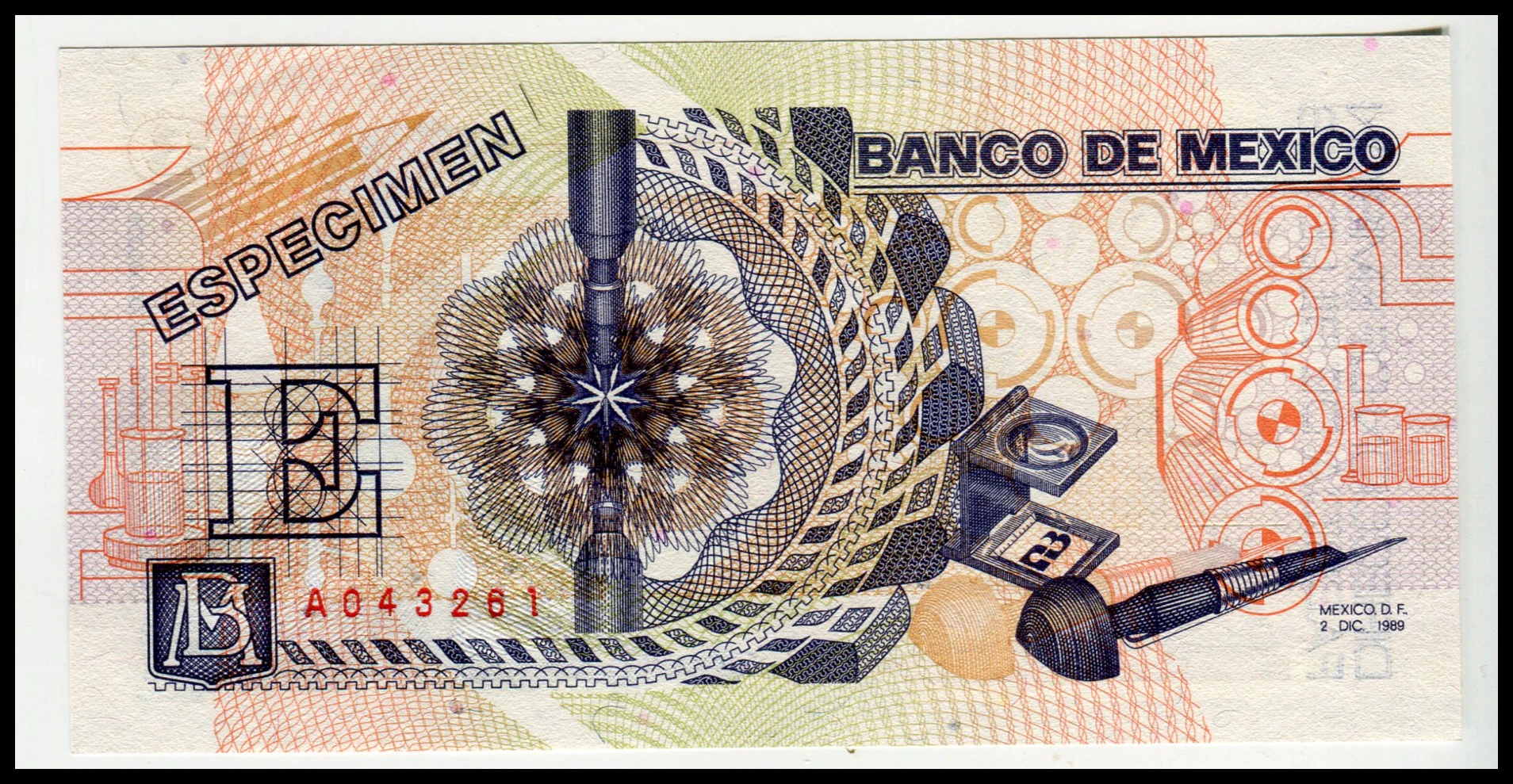 Billete Especimen 20 Aniversario de la Fabrica de Billetes - Condición: Nuevo - Imagen 3