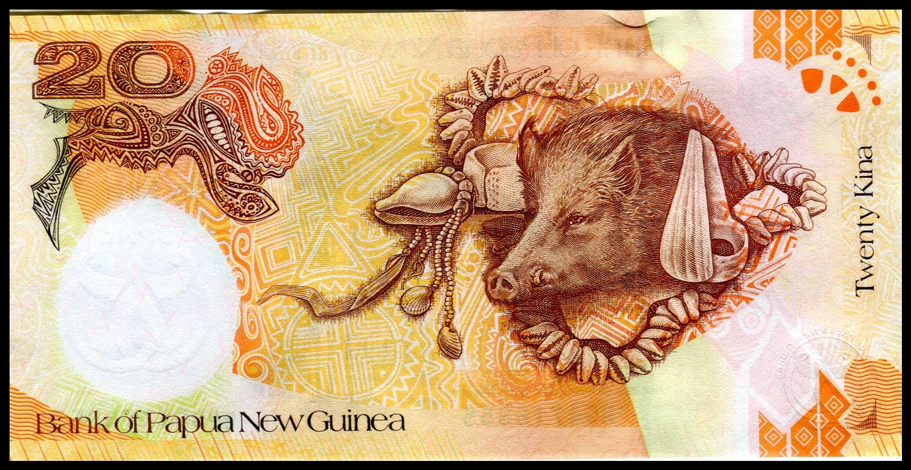 Billete Papua New Guinea 20 Kina - Imagen 3