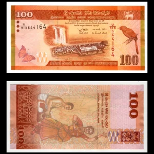 Billete Sri Lanka 100 Rupias 2022- Pájaro