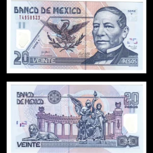 Billete 20 Pesos Benito Juárez - Polímero - Año 2006 - Nuevo - Sin Circular