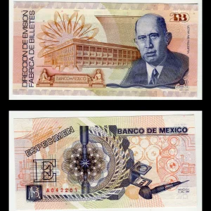 Billete Especimen 20 Aniversario de la Fabrica de Billetes - Condición: Nuevo