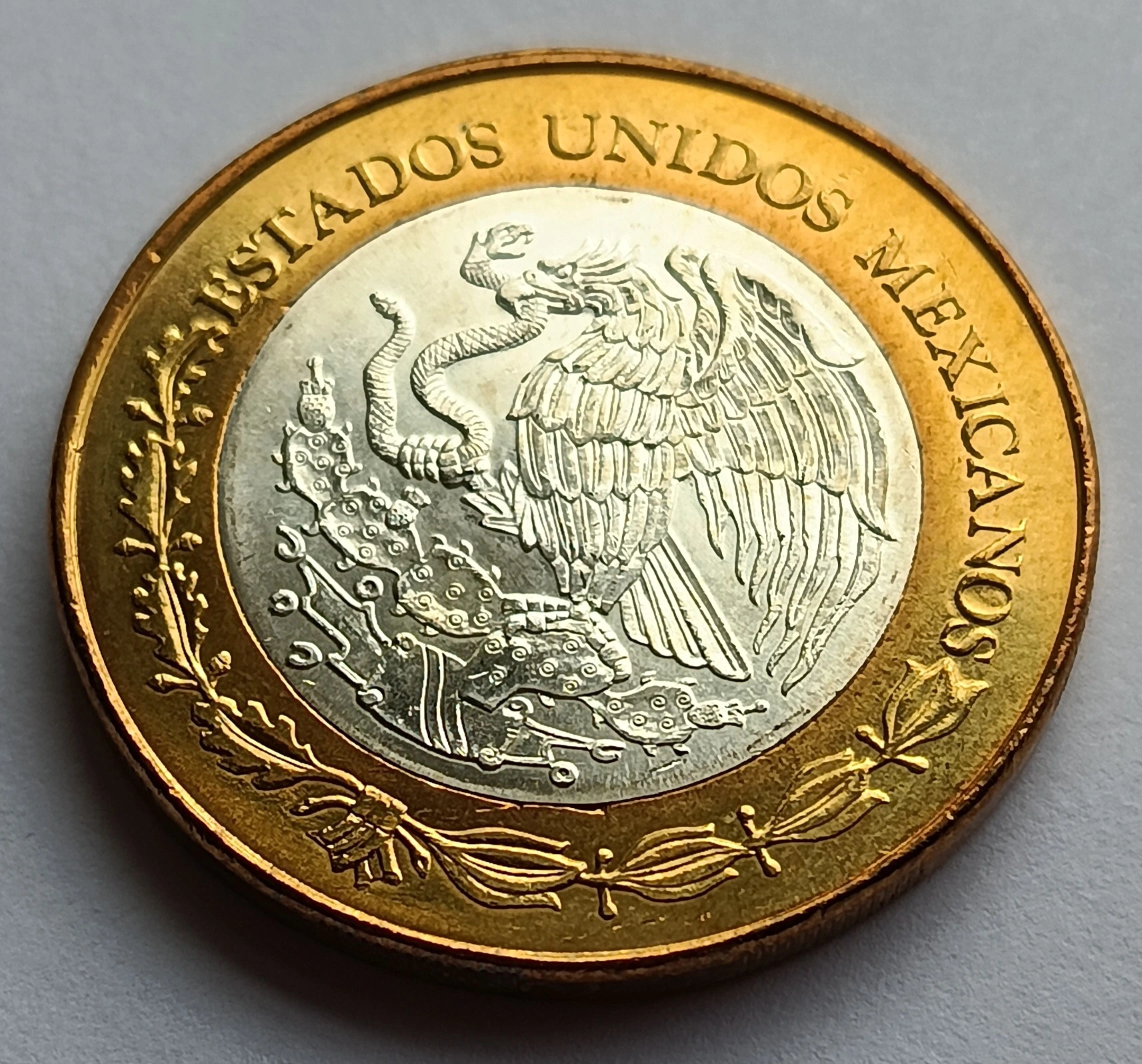 Moneda de $100 Pesos Guerrero (2006) – Serie Estados de la República (Fase 2) - Condición: Usada, en buen estado. - Imagen 2