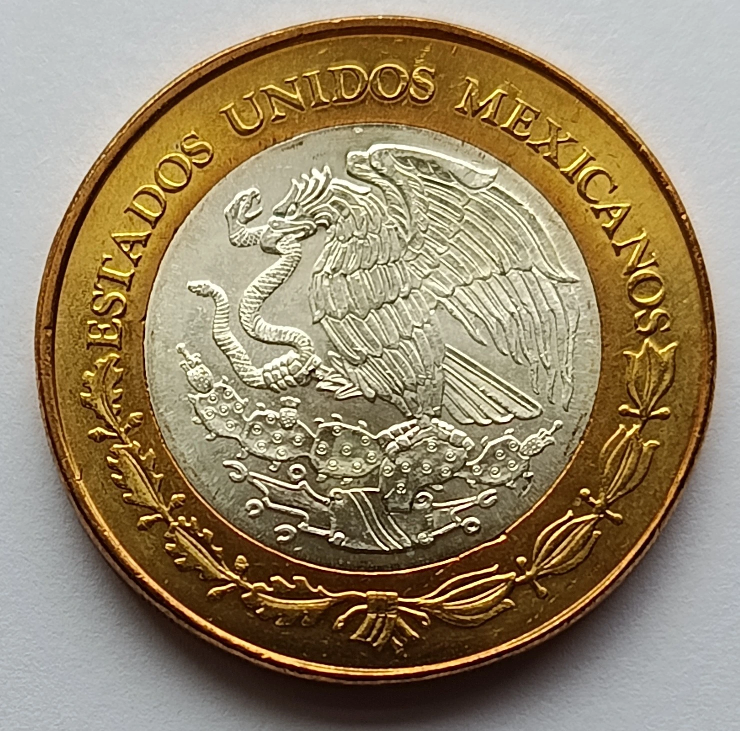 Moneda de $100 Pesos Guerrero (2006) – Serie Estados de la República (Fase 2) - Condición: Usada, en buen estado. - Imagen 6
