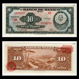 Billete 10 Pesos "Tehuana" Condición: Nuevo - Grado UNC - Sin Circular